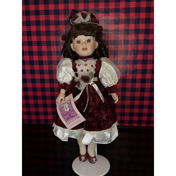 Dayton Hudson Corporation Other - Vintage Porcelain Doll 1995 Sophia on Stand